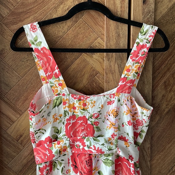 Mango Flower Short Jumpsuit 🌹 • Size Small - Picture 7 of 11